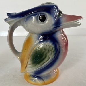 Vintage Art Deco Kookaburro Bird England Pottery 1930s
